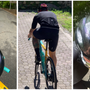 Martino Caliaro con Pantani nel cuore e sulla testa, a proteggerlo sempre