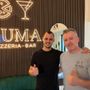 Luka Seiti e il pizzaiolo Silvano vi aspettano in viale Belforte 165 al "Numa Pizzeria Bar"
