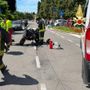 I soccorsi sul luogo dell'incidente a Mariano Comense I soccorsi sul luogo dell'incidente a Mariano Comense