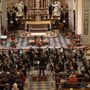 La Filarmonica di Besozzo impegnata in un concerto La Filarmonica di Besozzo impegnata in un concerto