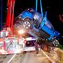 Le immagini del tragico incidente di stanotte in provincia di Como