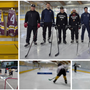 Le maglie per i ragazzi del Summer Camp appese negli spogliatoi, gli istruttori sul ghiaccio e poi partite, partite, partite sia all'esterno che all'interno dell'Acinque Ice Arena Le maglie per i ragazzi del Summer Camp appese negli spogliatoi, gli istruttori sul ghiaccio e poi partite, partite, partite sia all'esterno che all'interno dell'Acinque Ice Arena