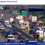 Le immagini dell'incidente tratte dalla webcam di Autostrade per l'Italia