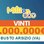 MillionDay, la fortuna bacia Busto: vinto un milione di euro con una giocata da due euro MillionDay, la fortuna bacia Busto: vinto un milione di euro con una giocata da due euro