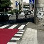 La ciclopedonale ancora chiusa di viale Belforte a Varese La ciclopedonale ancora chiusa di viale Belforte a Varese