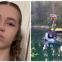 A sinistra: Camilla Copparoni, una delle vittime. A destra: le operazioni di recupero dell'Audi nel Villoresi da parte dei vigili del fuoco A sinistra: Camilla Copparoni, una delle vittime. A destra: le operazioni di recupero dell'Audi nel Villoresi da parte dei vigili del fuoco