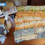 La droga e il denaro sequestrati La droga e il denaro sequestrati