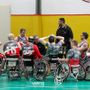 L'HS Amca Elevatori Varese durante un timeout