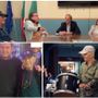I volti di Gianni: la vulcanica presentazione di Eventi in Jazz, con il vicesindaco Folegani da Gemia tempo fa e in una foto di Filippo D'Angelo