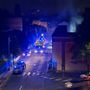 L'incendio di via Cadamosto (foto Carnaghi) L'incendio di via Cadamosto (foto Carnaghi)