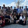 Il gruppo di giovani ucraini ospiti a Laveno Mombello durante l'incontro con i rappresentanti dell'amministrazione comunale Il gruppo di giovani ucraini ospiti a Laveno Mombello durante l'incontro con i rappresentanti dell'amministrazione comunale