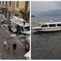 A sinistra: i danni del vento al mercato di Luino (foto da LuinoNotizie.it). A destra: i vigili del fuoco al lavoro per il natante incagliato sempre a Luino A sinistra: i danni del vento al mercato di Luino (foto da LuinoNotizie.it). A destra: i vigili del fuoco al lavoro per il natante incagliato sempre a Luino