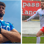Luka Tomaš e Tommaso Tentoni - nell'immagine dopo il gol decisivo nell'1-0 al Vado - due acquisti top per la Varesina (foto Desenzano Calcio ed Ezio Macchi)