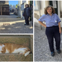 Lucia, storica custode del cimitero monumentale di Giubiano, va in pensione. Ma quello con il "vice-custode" Diesel non è un addio