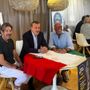Da sinistra Galparoli, Ferrazzi e Mazzola Da sinistra Galparoli, Ferrazzi e Mazzola