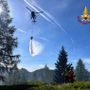 Tre incendi ancora attivi nel Vco: Canadair ed elicotteri in azione sulle montagne ossolane