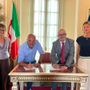 La firma dell'accordo questa mattina a Palazzo Estense La firma dell'accordo questa mattina a Palazzo Estense