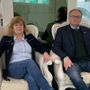 Mariangela Sandrone con il marito Mario Roggero