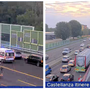 Le immagini dell'incidente e delle code in A8 ripreso dalle telecamere di Autostrade per l'Italia Le immagini dell'incidente e delle code in A8 ripreso dalle telecamere di Autostrade per l'Italia