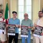 Gli organizzatori di Rock the Jungle insieme all'assessore alla Cultura del Comune di Varese Enzo Laforgia
