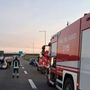 I vigili del fuoco sul luogo dell'incidente I vigili del fuoco sul luogo dell'incidente