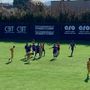 Il primo gol di Banfi a Venegono Il primo gol di Banfi a Venegono