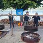 Una delle passate edizioni della castagnata della Pro Loco Ranco sulle rive del Lago Maggiore Una delle passate edizioni della castagnata della Pro Loco Ranco sulle rive del Lago Maggiore