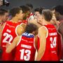 I biancorossi festeggiano la vittoria a Scafati I biancorossi festeggiano la vittoria a Scafati