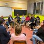 Un momento dell'incontro tra i rappresentanti del Comune e l'associazione genitori della scuola Medea Un momento dell'incontro tra i rappresentanti del Comune e l'associazione genitori della scuola Medea