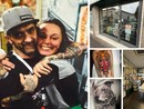 Francesco Verri e Irene Giaccaglini nel loro Biumo Tattoo Club