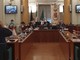 Una seduta del consiglio provinciale a Villa Recalcati