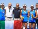 Il 4 di coppia femminile targato Canottieri Gavirate che oggi ha conquistato l'oro dopo il bronzo di ieri