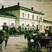La stazione FS di Varese nel 1907 (foto da La Varese Nascosta)