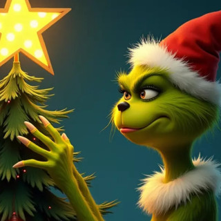 Una rappresentazione del Grinch (foto dal web)