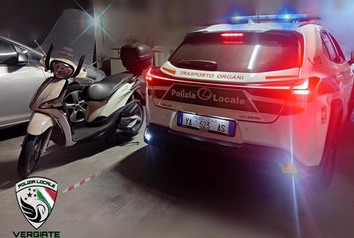 (foto polizia locale Vergiate)