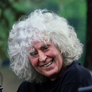 Angelo Branduardi in una foto tratta dalla sua pagina Facebook scattata da Giulia Conti