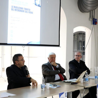 Un momento della presentazione del libro a Germignaga