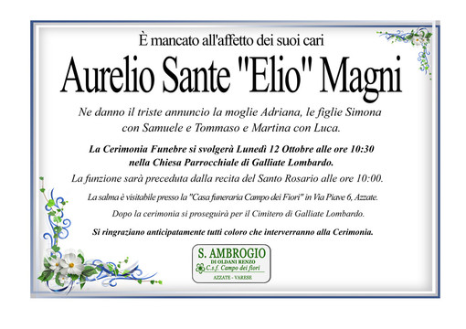 Aurelio Sante "Elio" Magni