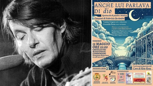 "Anche lui parlava di dio": a Venegono Superiore un tributo profondo e originale a Fabrizio De André