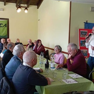 Un momento della festa sociale dell'Atletica 3V di domenica