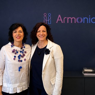 Le fondatrici della startup ArmoniaH Federica Trentin e Moira Minurri