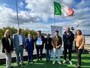Foto di gruppo di oggi dalla terrazza panoramica della Schiranna alla stazione meteorologica