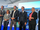 L'inaugurazione della quinta corsa della A8 a Lainate con il ministro Salvini
