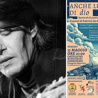 "Anche lui parlava di dio": a Venegono Superiore un tributo profondo e originale a Fabrizio De André