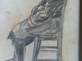 Il ritratto fatto a mano da Abramo Foglia della mamma Anita Il ritratto fatto a mano da Abramo Foglia della mamma Anita