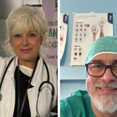 I nuovi primari di Asst Sette Laghi Cristina Romano e Diego Baù