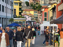 via XXV Aprile a Besozzo durante la Notte Bianca del 2024