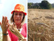 Maria Rosaria Genio con il suo grano
