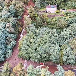 Il tratto di statale 344 interessato dalla chiusura (foto dalla pagina Facebook del Comune di Brusimpiano) Il tratto di statale 344 interessato dalla chiusura (foto dalla pagina Facebook del Comune di Brusimpiano)