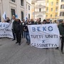 (foto d'archivio di una manifestazione dei lavoratori della Beko a Roma)